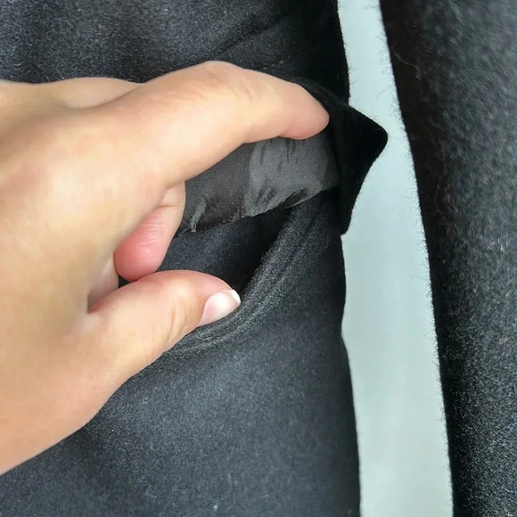 INC International Concepts Double Breasted Wool Coat | Wool Jacket | Pea Coat - Picture 5 of 10